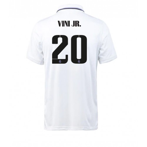 Real Madrid Vinicius Junior #20 Hjemmedrakt 2022-23 Kortermet Real Madrid Vinicius Junior #20 Hjemmedrakt 2022-23 Kortermet